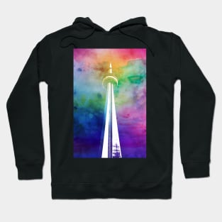 CN Tower, Toronto (Watercolor) Hoodie